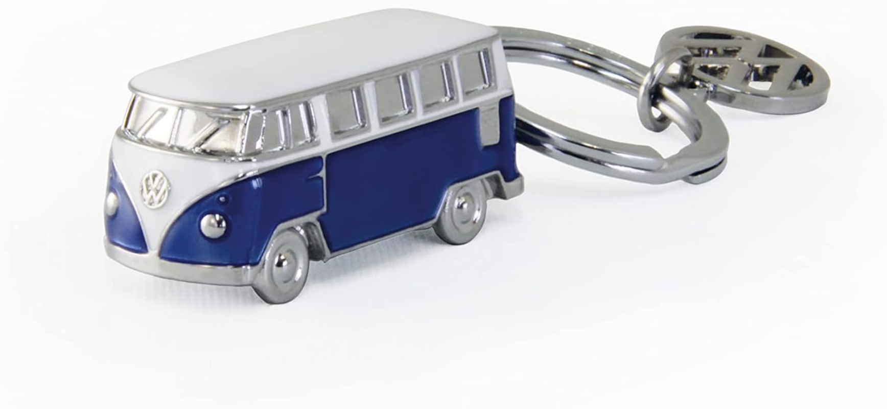 BRISA VW Collection - Volkswagen Bus T1 Camper Van Kombi 3D Model Key Ring Chain, Gift Idea/Fan Souvenir/Retro Vintage Product (Blue)