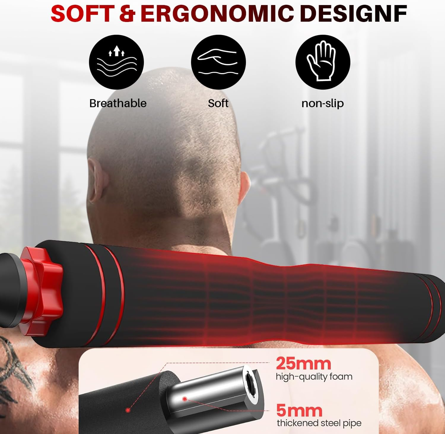 Yildue 20KG Barbell & Dumbbell Set,Adjustable Weight Dumbbell Set with Connector,Home Gym Equipment for Men Women