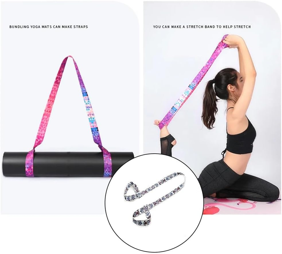 HTARTZ Yoga Mat Strap - Adjustable Durable Yoga Mat Carrier and Stretching Strap - Yoga Mat Strap Sling[Mat NOT Included] image number 4