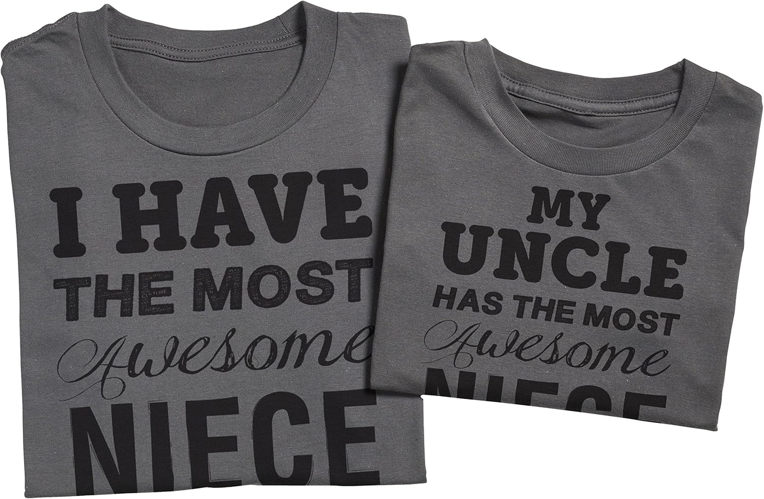 Zarlivia Clothing Awesome Niece - Matching Uncle Niece Gift Set - Mens T Shirt & Kid'S T Shirt - Green - Xx-Large & 11-12 Years image number 5