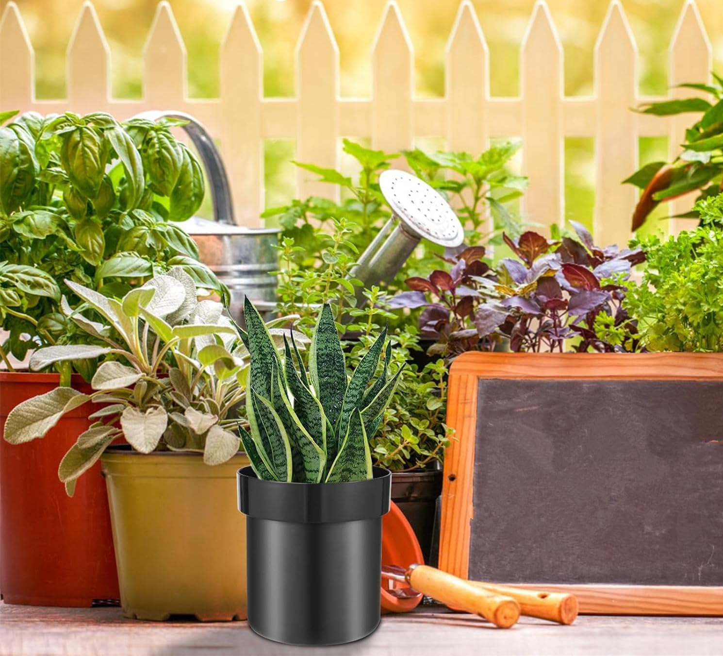 Secret Hidden Safe,Diversion Flower Pot Safe,2 Layer Flower Pot Diversion Safe,Spare Key Hider and Valuables and Emergencies Entry for Rentals, Outdoor, Garden, Home, Office, Yard(Black)