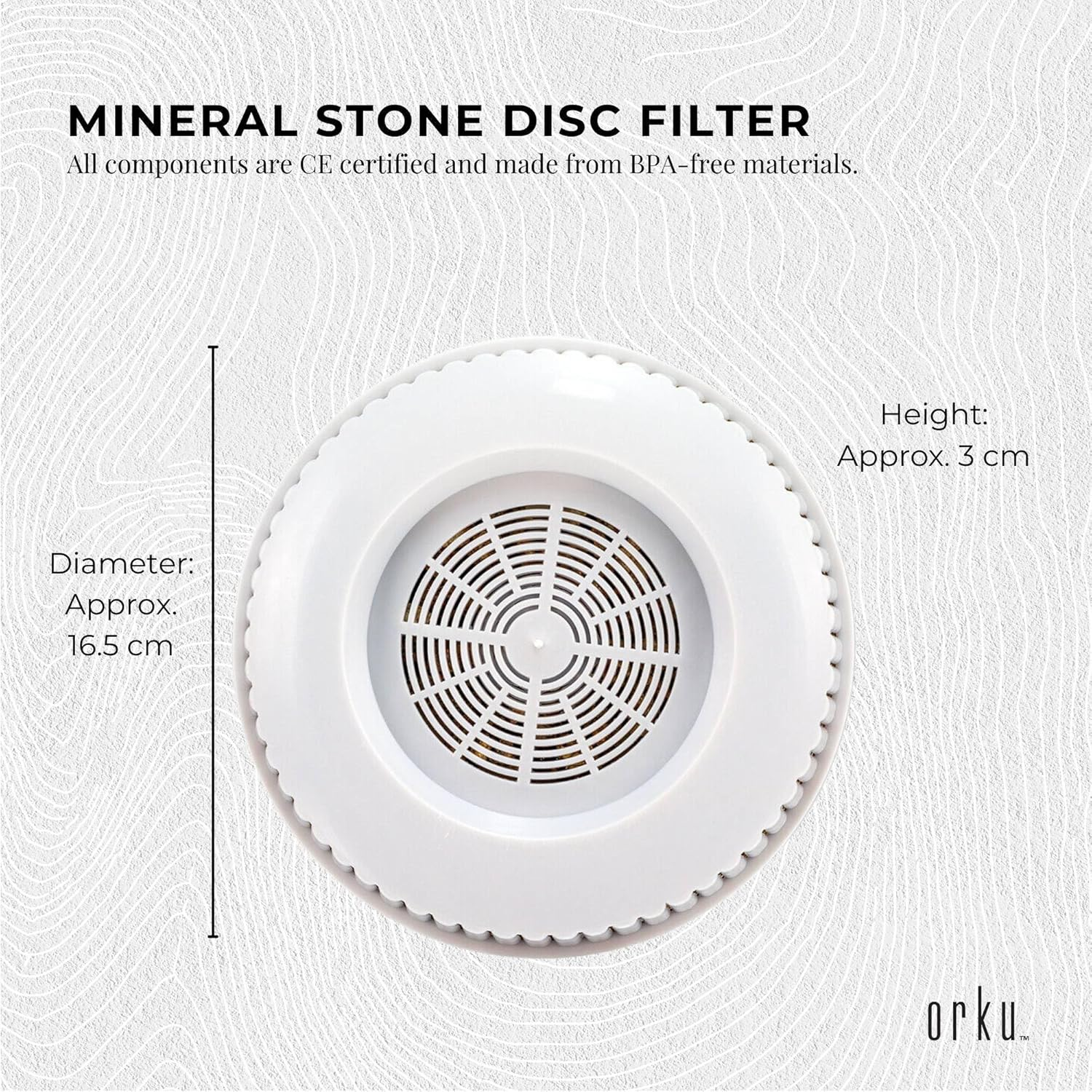 Orku 3 Piece Filter Set for 28L 8 Stage Benchtop Water Purifier - Full Pack image number 4