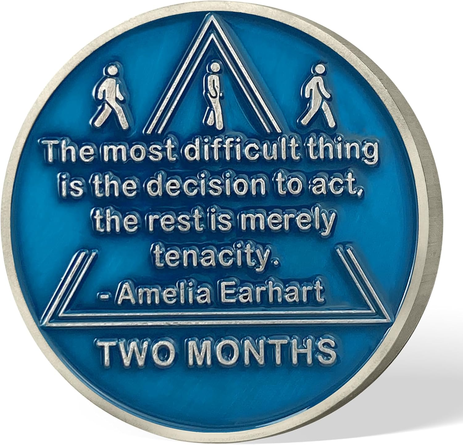 2 Month Sobriety Coin, AA Chips and Medallions Sobriety Coin Recovery Chips Alcoholics Anonymous Addiction Recovery Men Women