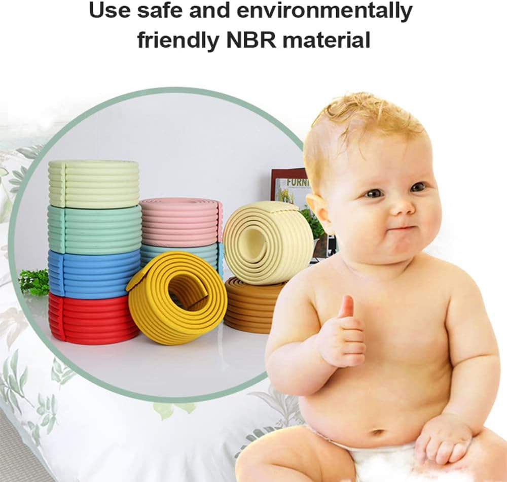 Edge and Corner Protector, 2M Baby Proofing Guard Coverage Safety Bumper DIY Edge Corners for Child Safety, Furniture Protect (Beige) image number 3