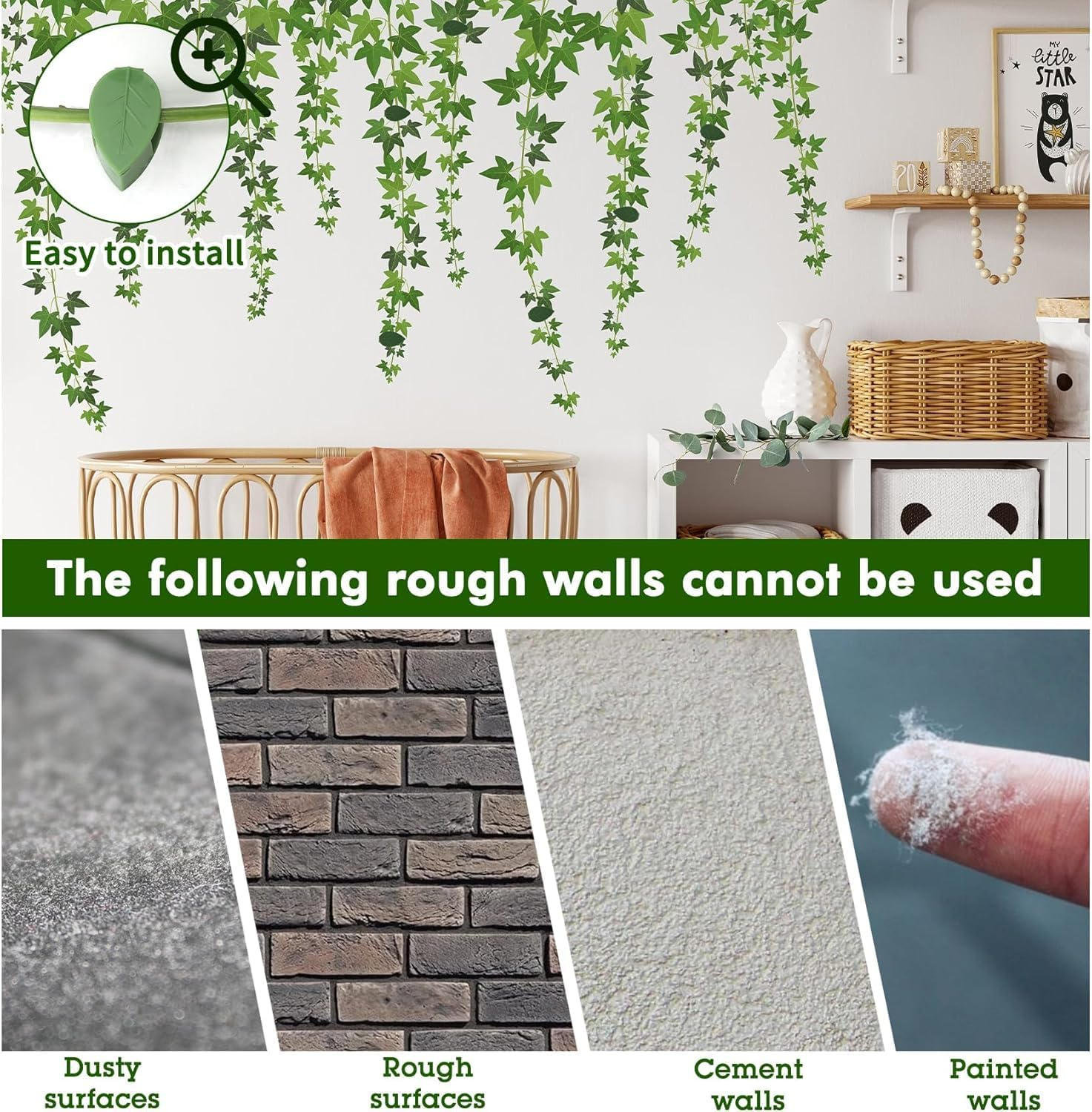 Plant Clips for Climbing Plants Outdoor Plant Hangers Indoor Plant Support Clips Plant Hangers Garden Clips for Plants Hooks Self Adhesive Tomato Clips 40Pcs image number 3