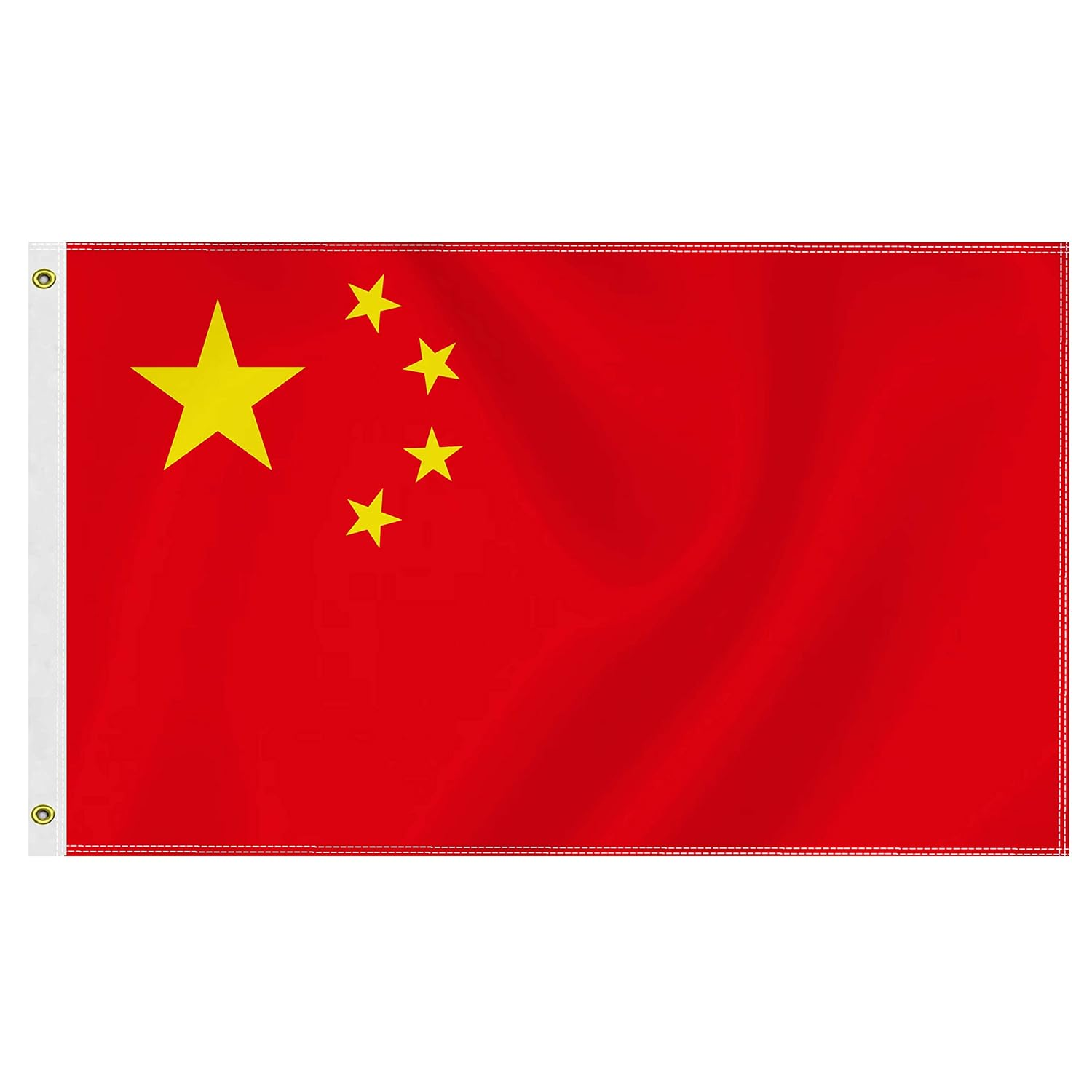 Large 3&times;5 FT China Flag, Big 75D Chinese National Outdoor Banner,Decorgarden with Brass Gromment image number 1