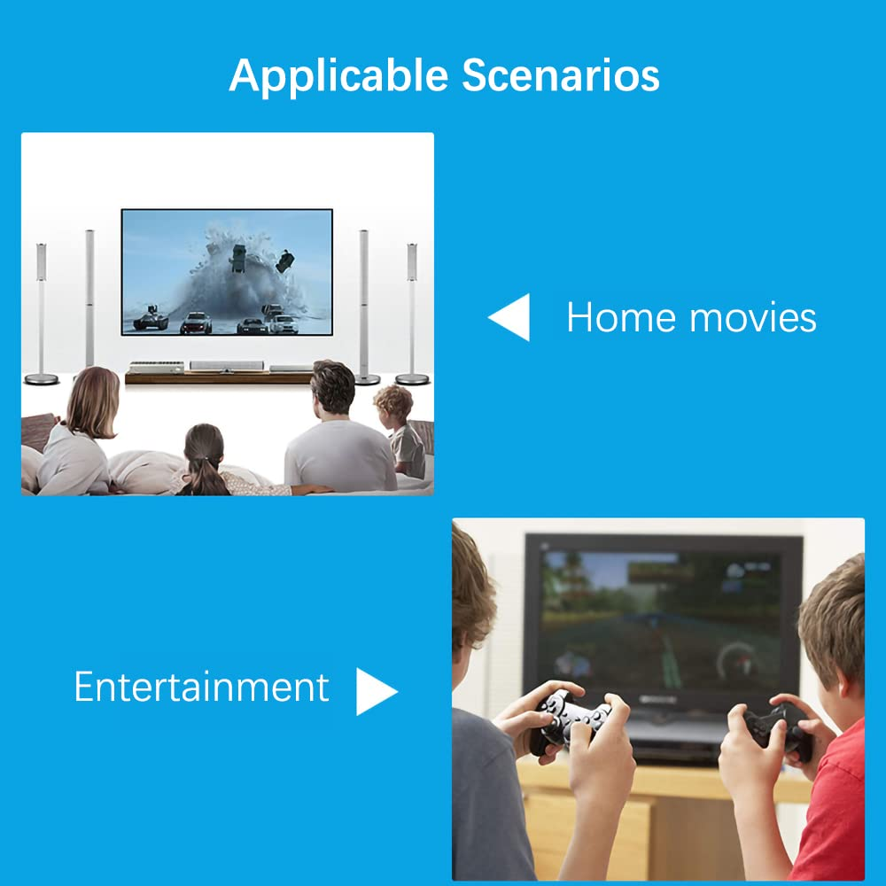 HDMI ARC Audio Extractor, Digital Audio to Analog Stereo RCA L/R Coaxial SPDIF & 3.5Mm Jack ARC Audio Adapter image number 3
