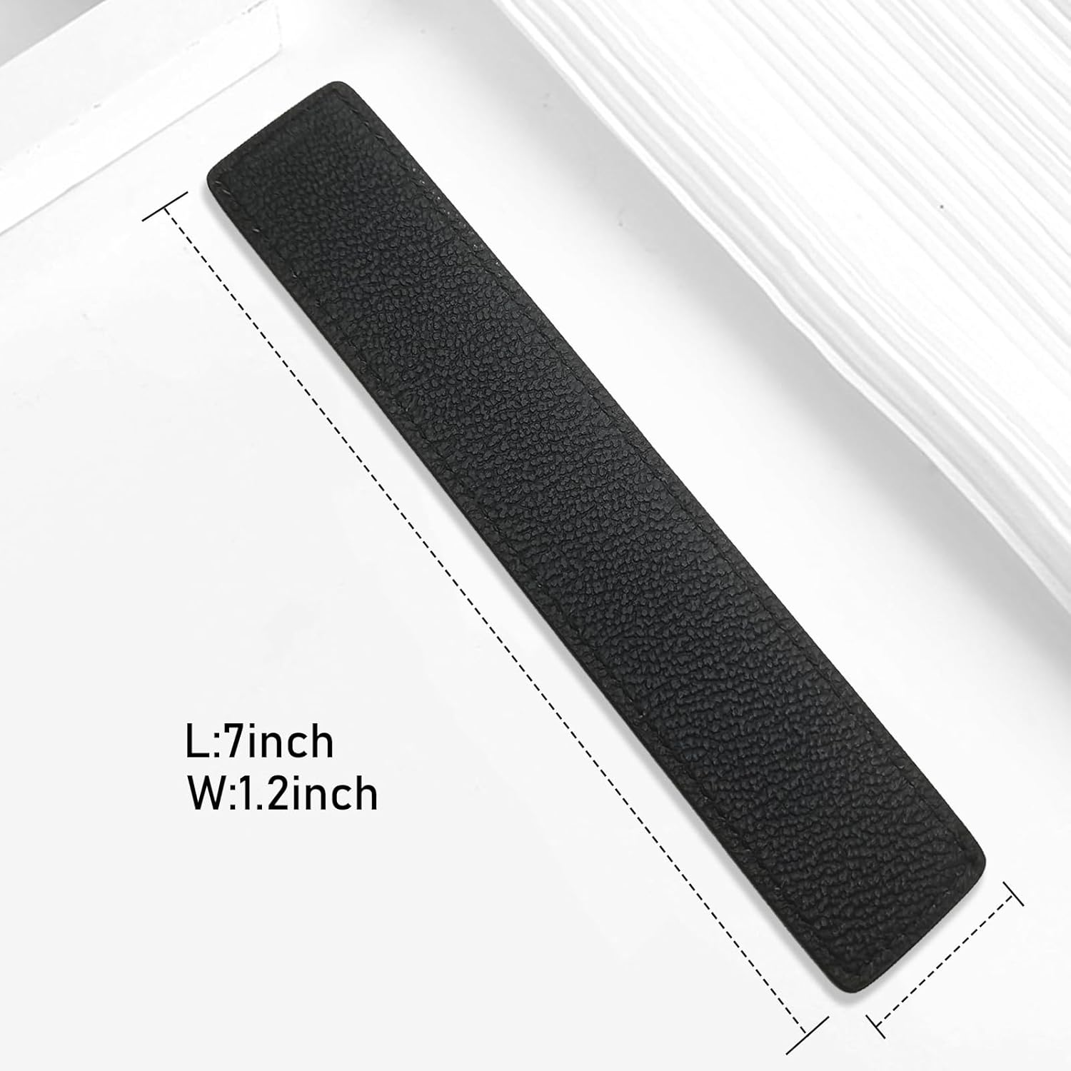 QIUTIMIY Leather Wallet WOC Base Shaper Chain Protector Film, Leather Anti-Wear Padding Inner Padding Matching Inner Padding (Black, Leather Base Shaper) - Black Felt image number 3