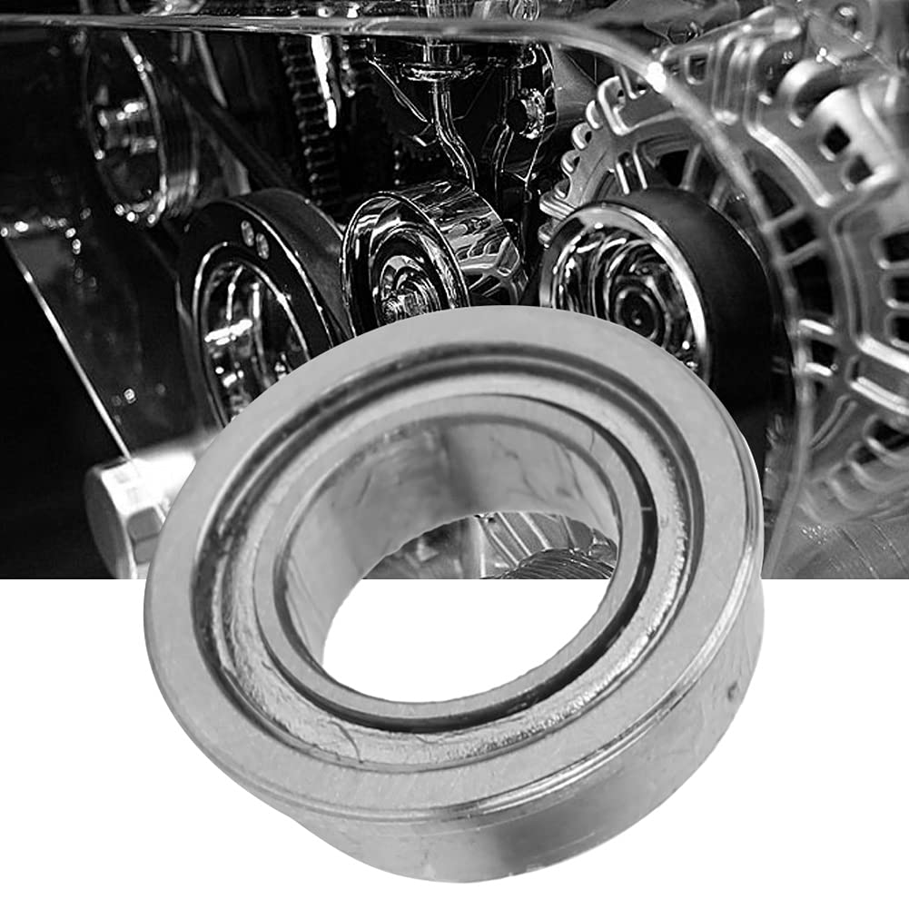 10Pcs MF Type Double Sided Sealing Ball Bearings Deep Groove Steel Bearings for General Use High Speed Angled 15 Degrees (MF106ZZ 6X10X3Mm) image number 1