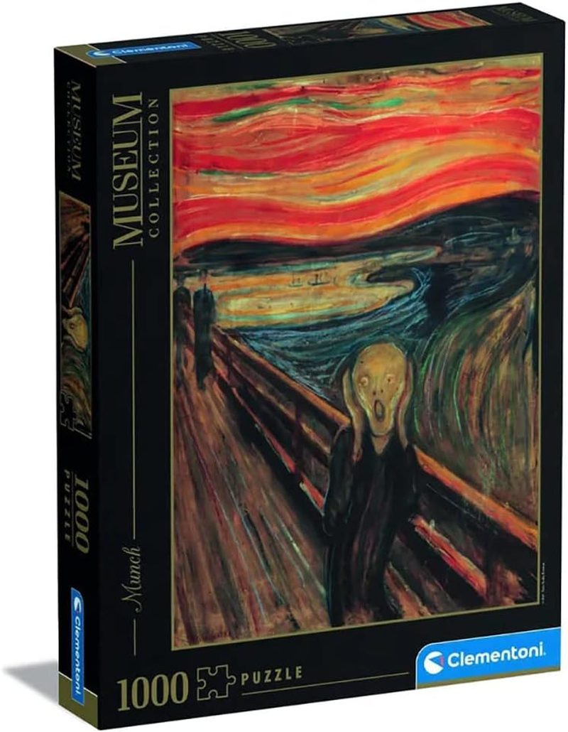 Clementoni the Scream Munch 1000 Pieces Jigsaw Puzzle (Square Box)