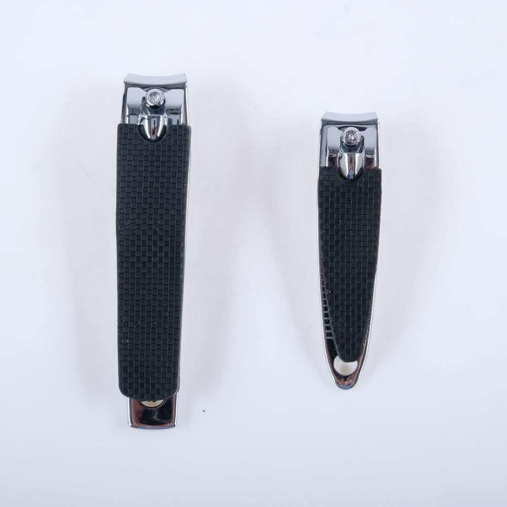 1St Care Easy Grip Nail Clippers, Black (Pack of 2) image number 3