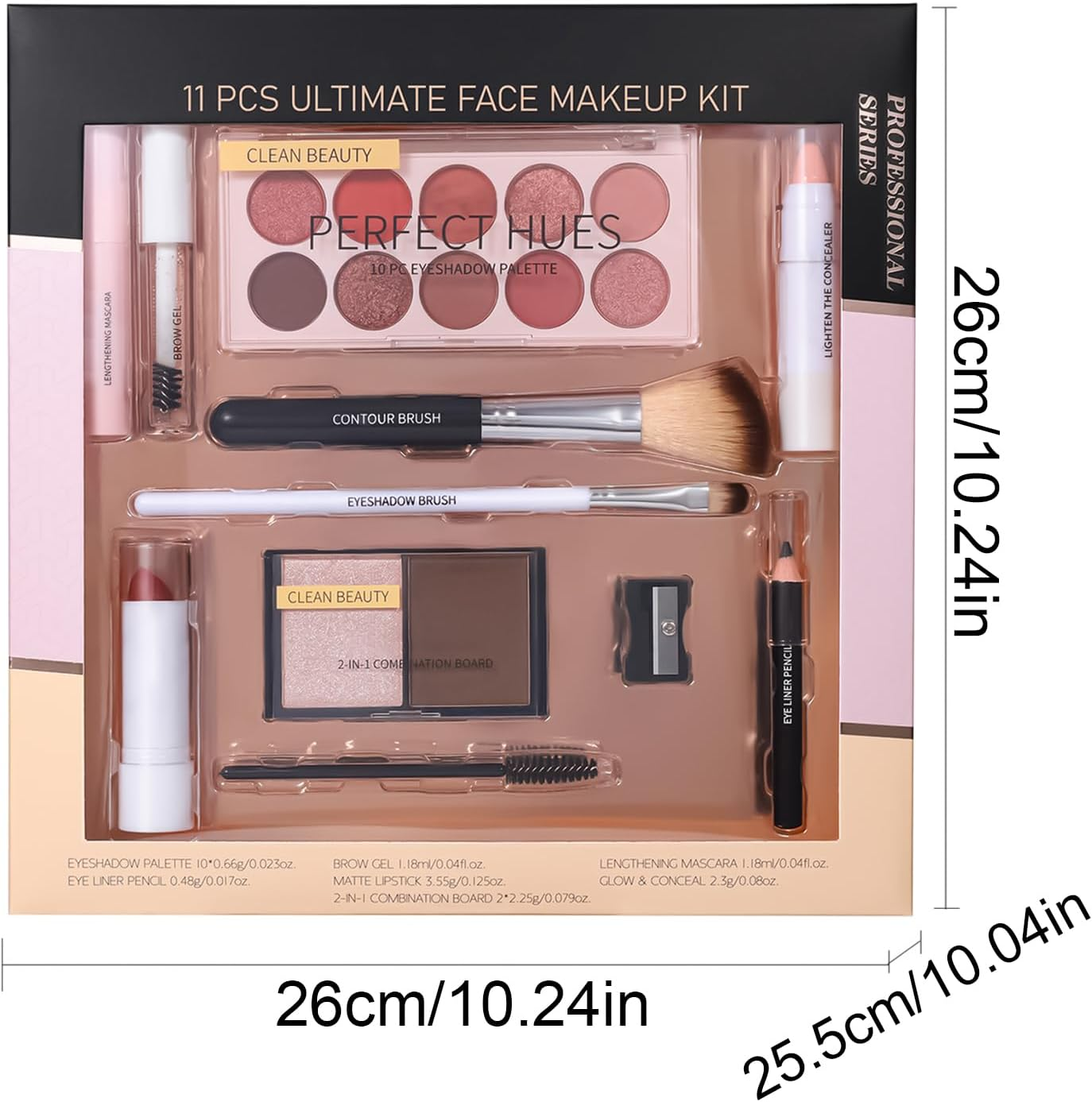 Makeup Kit for Teens,Full Makeup Sets for Women - Mascara Concealer Eyeshadow Palette Lipstick for Girls Teens Christmas Birthday Wedding Party Shopping image number 2