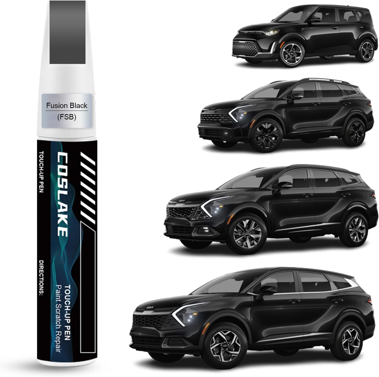 Car Touch up Paint(Snow White Pearl(Swp)) for Kia, Car Paint Scratch Repair Kit, Quick & Easy Solution to Repair, 2 in 1 Scratch Remover Pen with Color-Matched