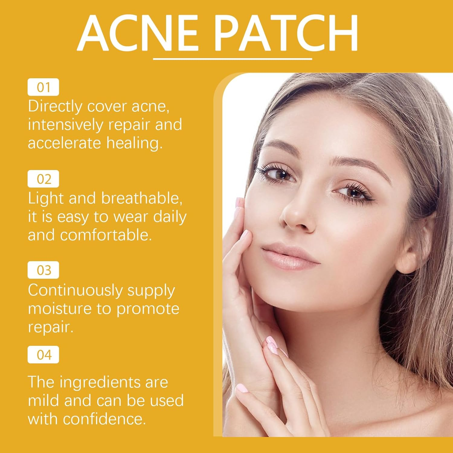 Day and Night Acne Patches, Invisible Acne Patches for Facial Care, （360 Patches） image number 6