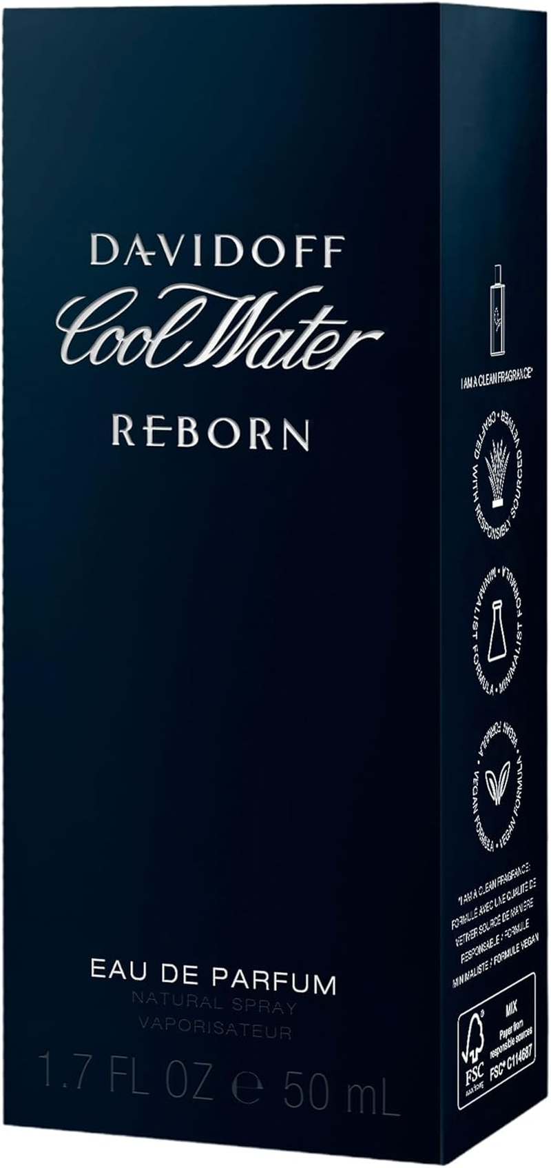 Davidoff Cool Water Reborn Man Eau De Parfum 50Ml image number 2