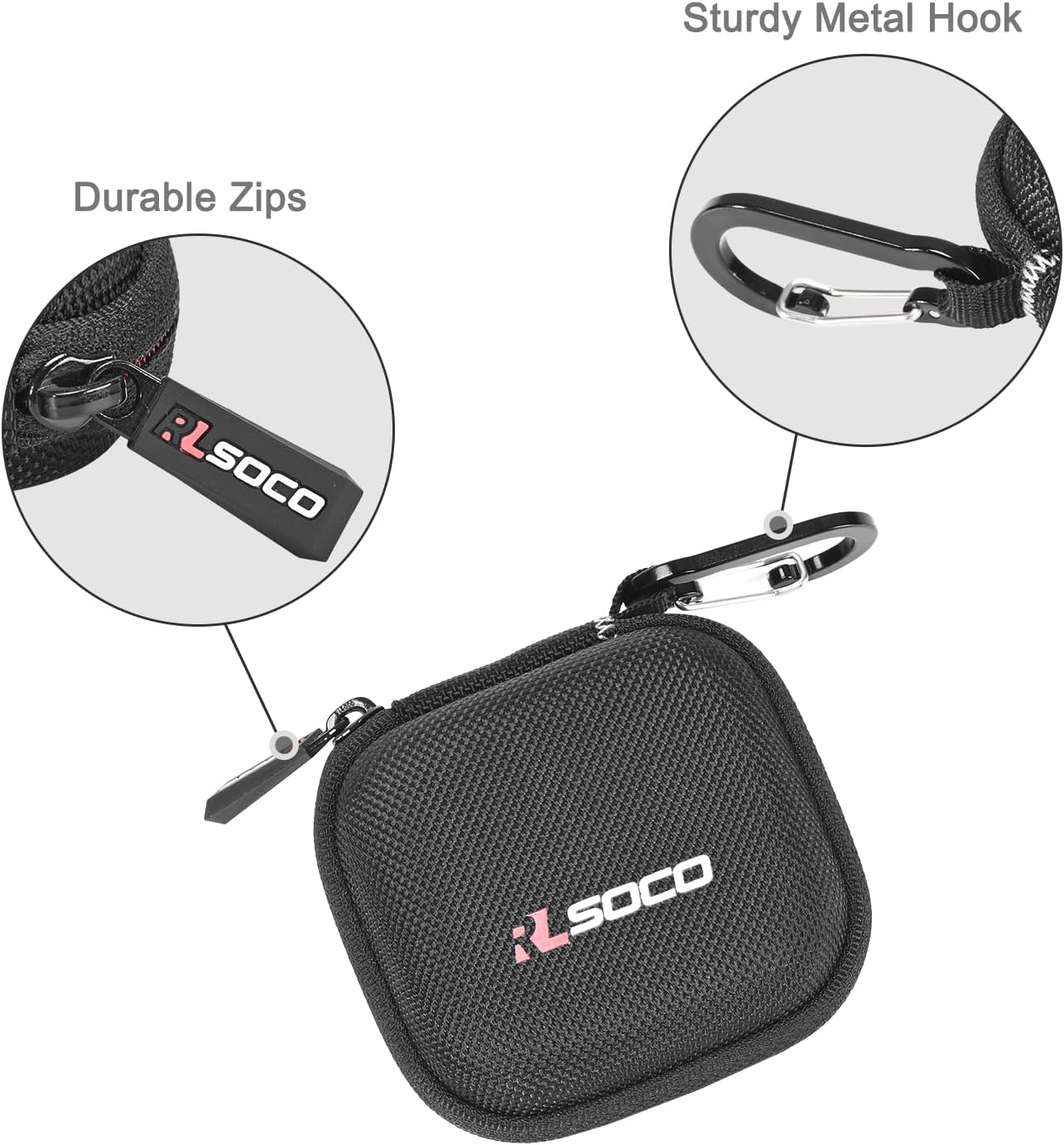 Carrying Case for Crucial X9 Pro/X9/X10/X10 Pro/X6 Portable SSD 8TB/6TB/4TB/2TB/1TB/500GB External Solid State Drive,Storage Travel Case by RLSOCO (Case Only) image number 3