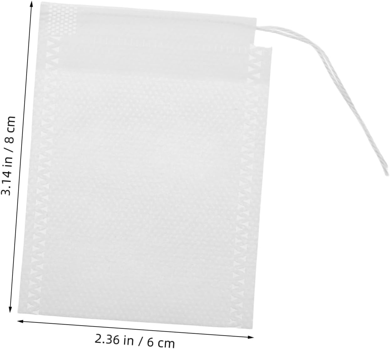 VINTORKY 100Pcs Detox Tea Bags Reusable Tea Sachets for Filtering Infusers Sealable Material image number 4