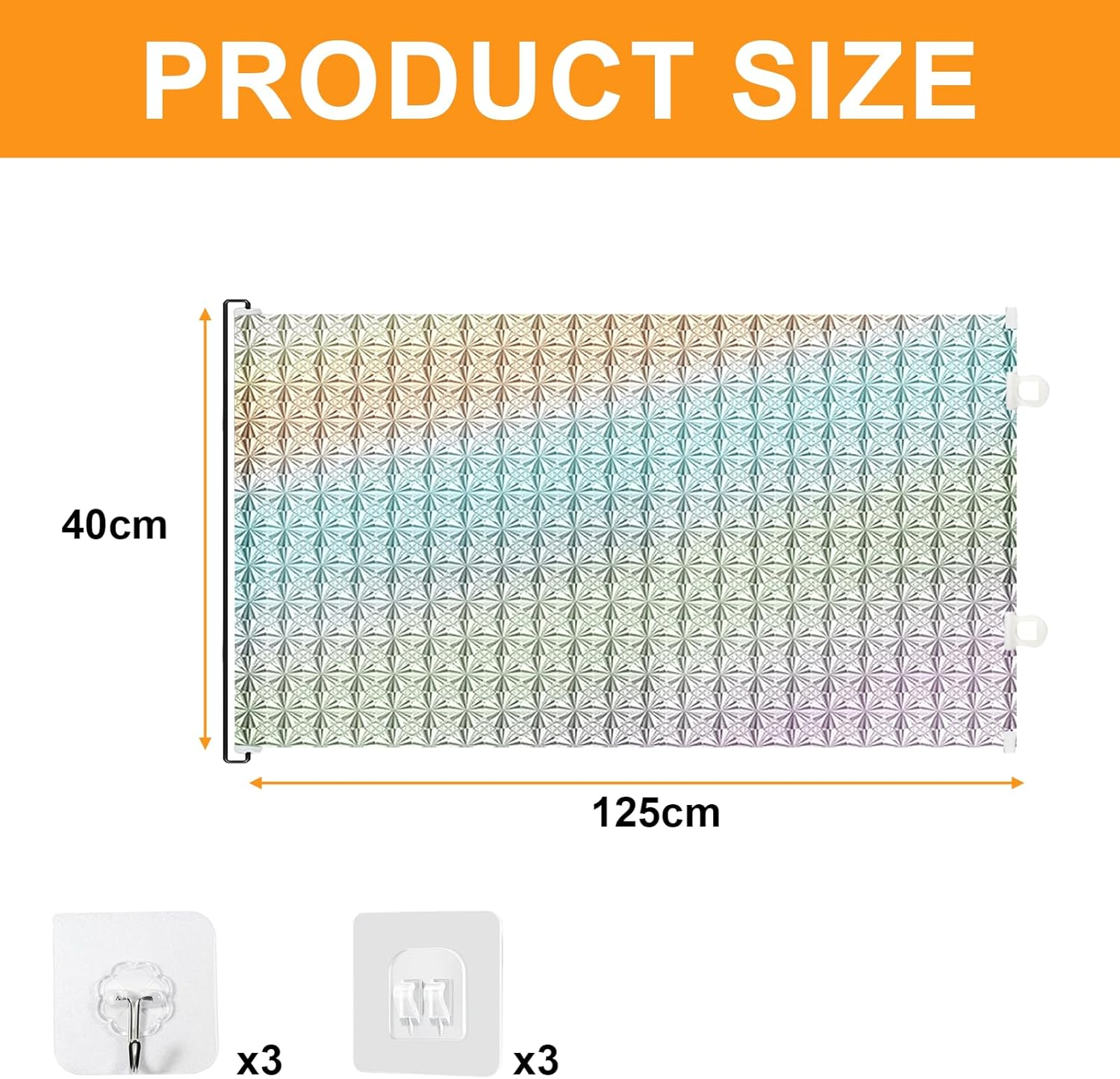 Stair Safety Gate, No Drilling, Extendable, Retractable Pet Gate, Pet Gate for Indoor Use, Pet Safety Gate, Suitable for Cats and Dogs, 40 X 125 Cm