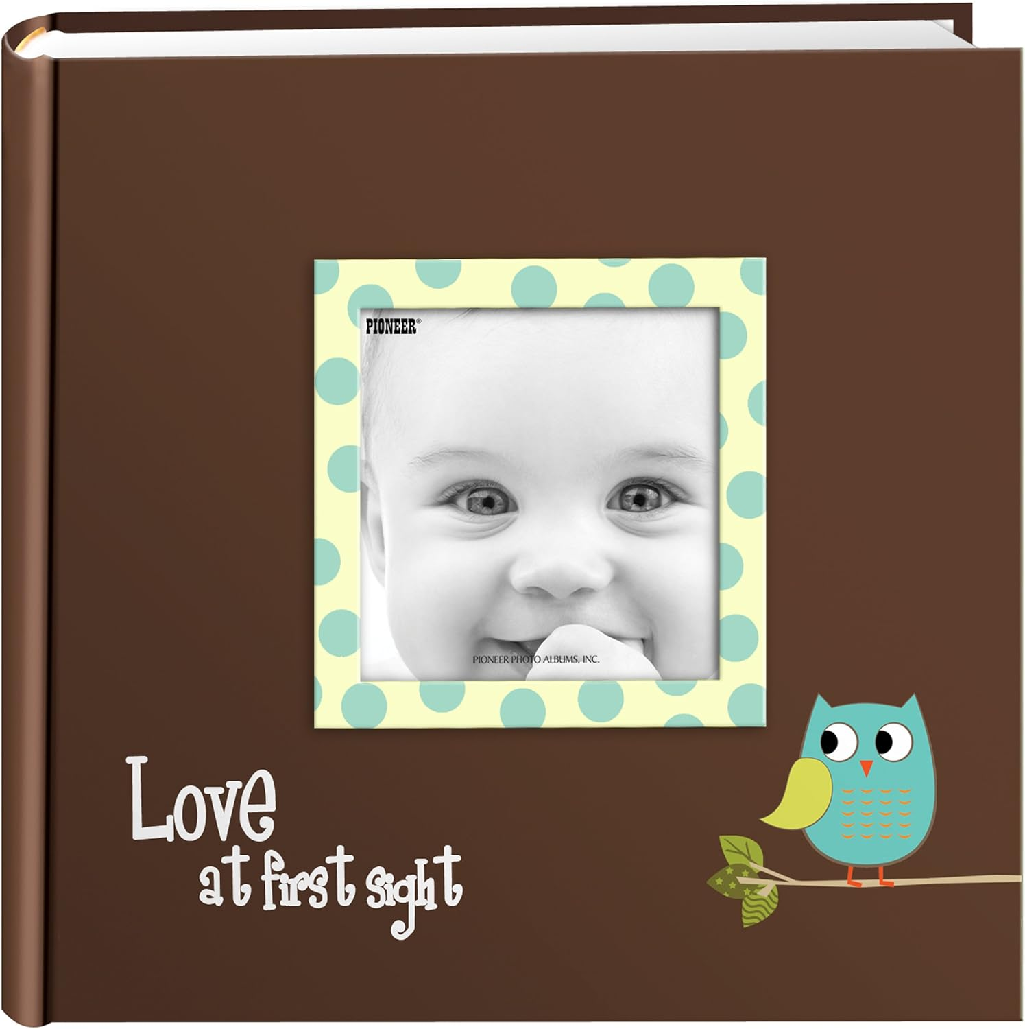 Baby Owl Frame 200 Pkt 4X6 Photo Album, Pink