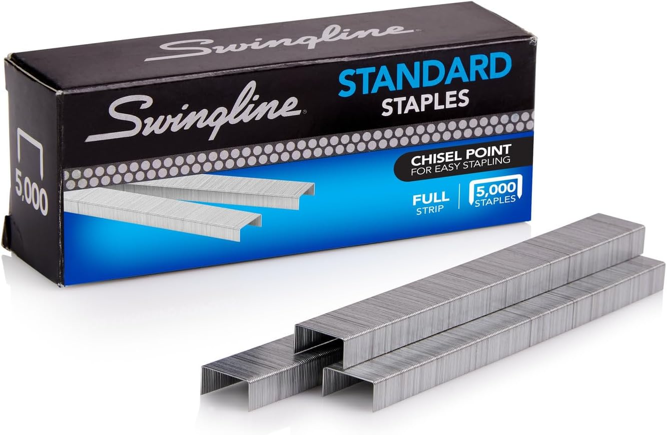 Swingline Staples, Standard Staplers for Desktop Staplers, 1/4" Length, 210/Strip, 5000/Box - Packaging May Vary image number 5