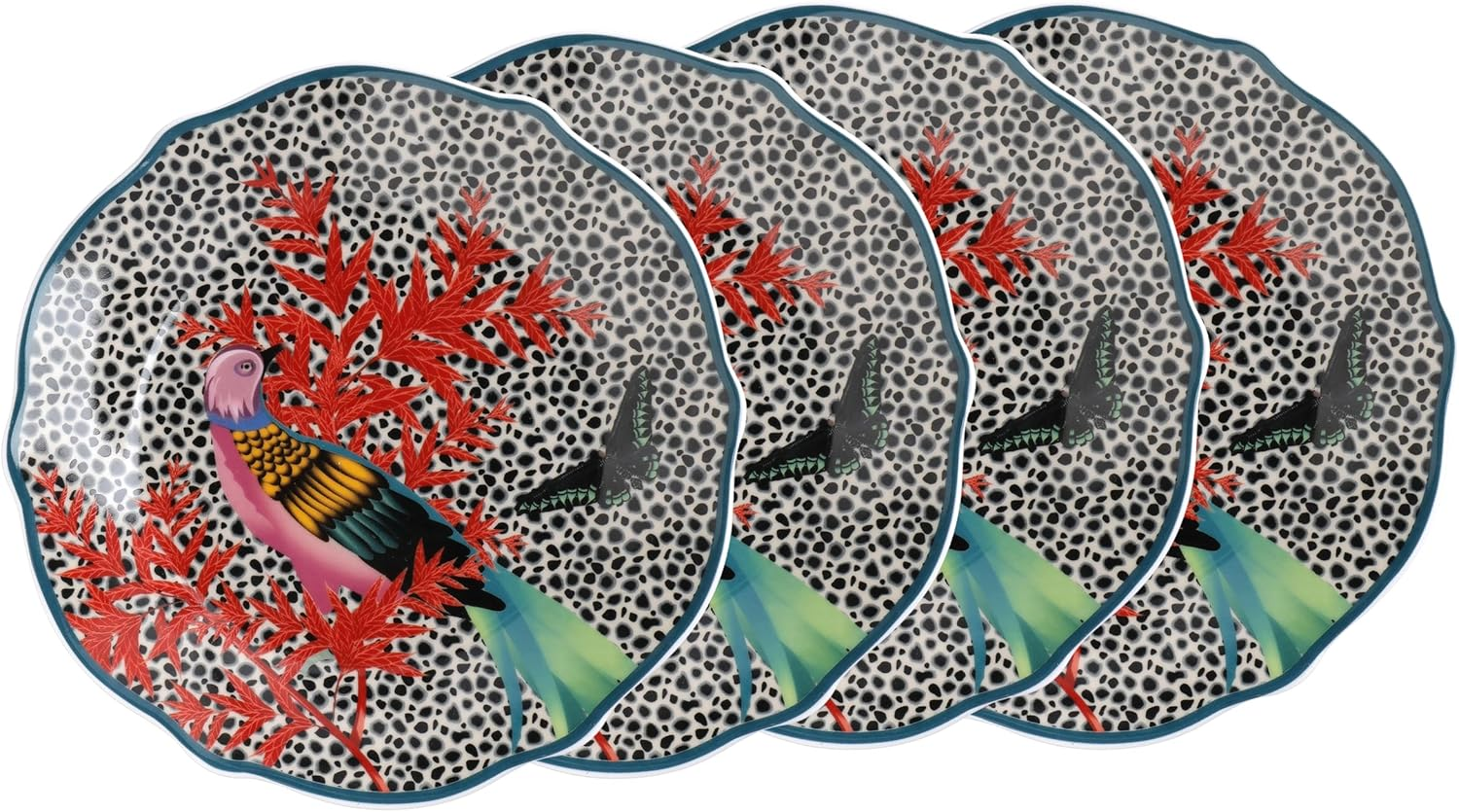 Mikasa X Sarah Arnett Porcelain Side Plates, Set of 4, 19Cm image number 3