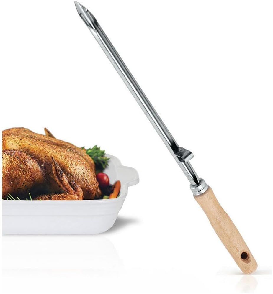 Metaltex Meat Stuffing Needle, Inox, 20 Cms