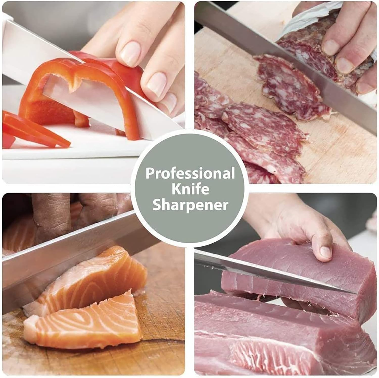 Knife Sharpening Water Wet Stone Sharpener Japanese Grinding Dual Whetstone with Non-Slip Stand Holder (240/800) image number 1