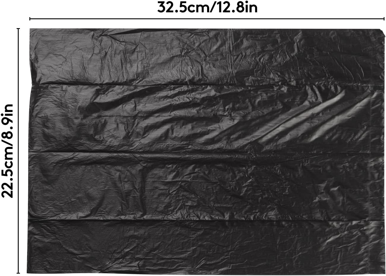 Pack of 80 Plastic Bags for Cat Litter, Easy Resealable Clean to Keep, Pack of 80 Bags, Black - Green Plastic Bag image number 7