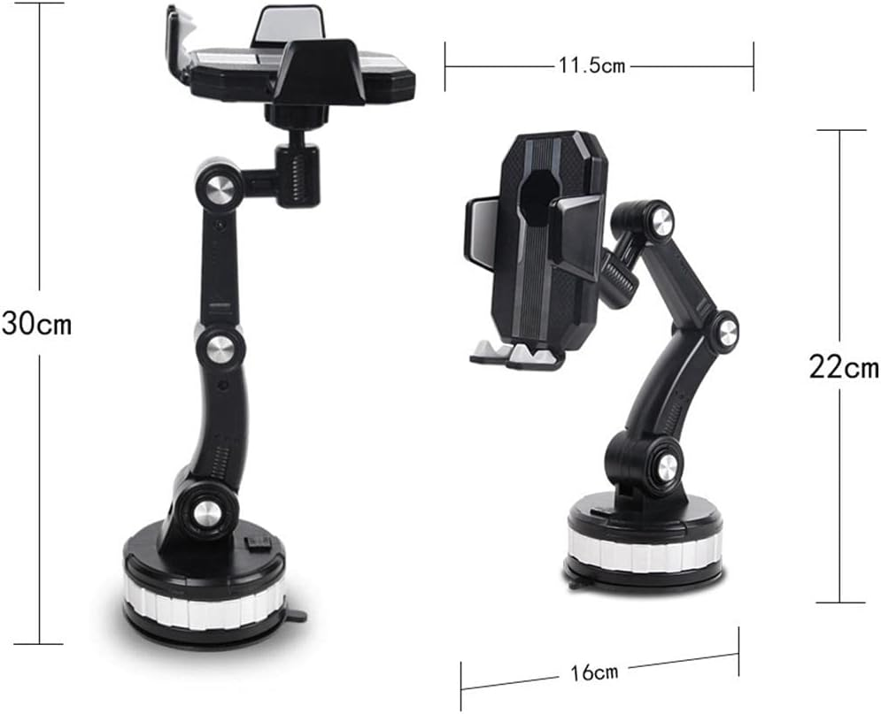 AUTOXBERT Car Phone Holder Mount Suction Cup Universal Mobile Phone Holder for Car Windscreen Dashboard Window 360 Degree Adjustable Compatible with Iphone Pro Max Samsung Etc All 4-7 Inches Screen image number 1