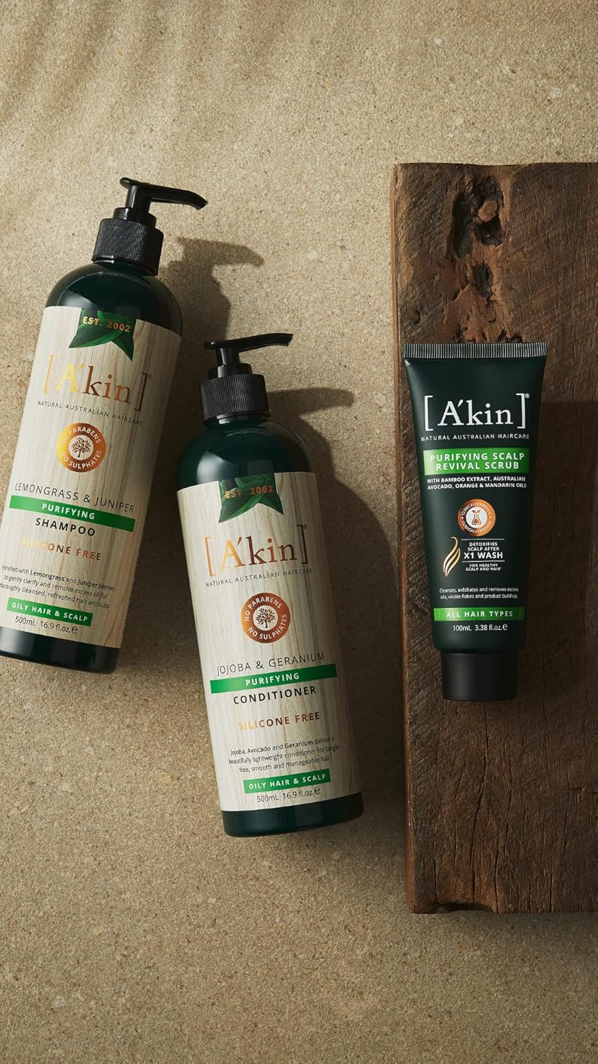 Akin Purifying Scalp Revival Scrub with Bamboo Extract 100 Ml image number 2