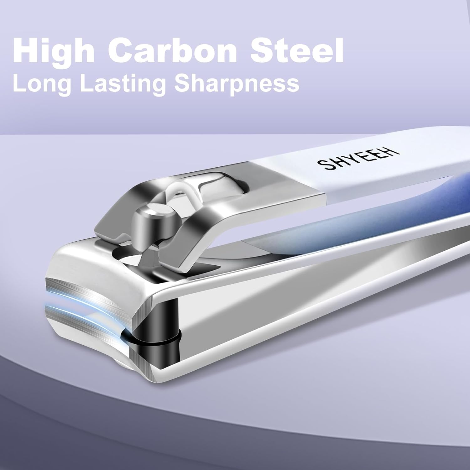 Manicure Set, 10 Pcs High-Carbon Steel Nail Clippers Set, Portable Mini Manicure and Pedicure Kit, Travel Grooming Nail Kit with Leather Bag for Men and Women - Pink image number 5