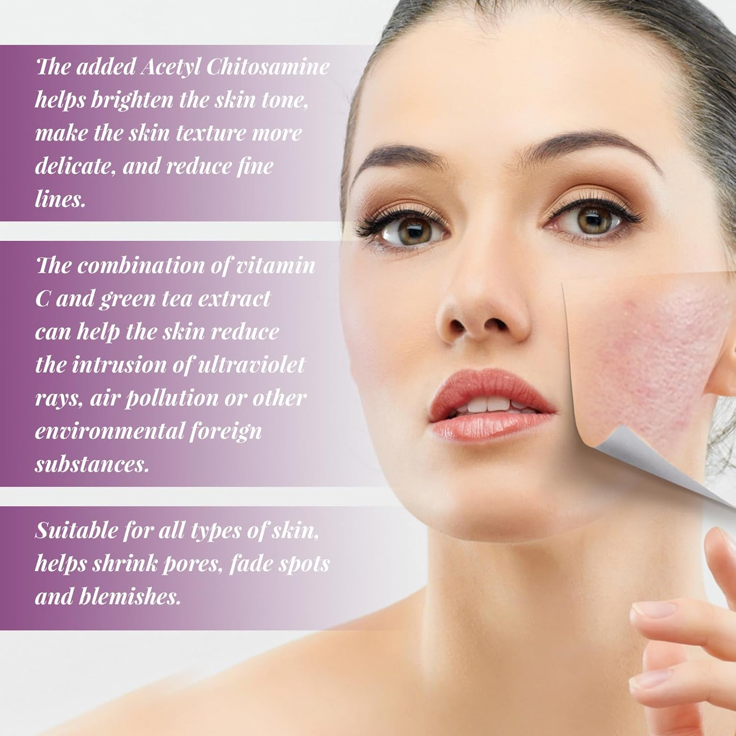 Niacinamide 20% Serum for Face, Brightening, Enhances Elasticity, Moisturizing, Anti-Wrinkle, Even Skin Tone, Smoothes Fine Lines, Reduces Pigmentation, Pores Care for Sensitive Skin (6Pcs) - 12Pcs image number 4