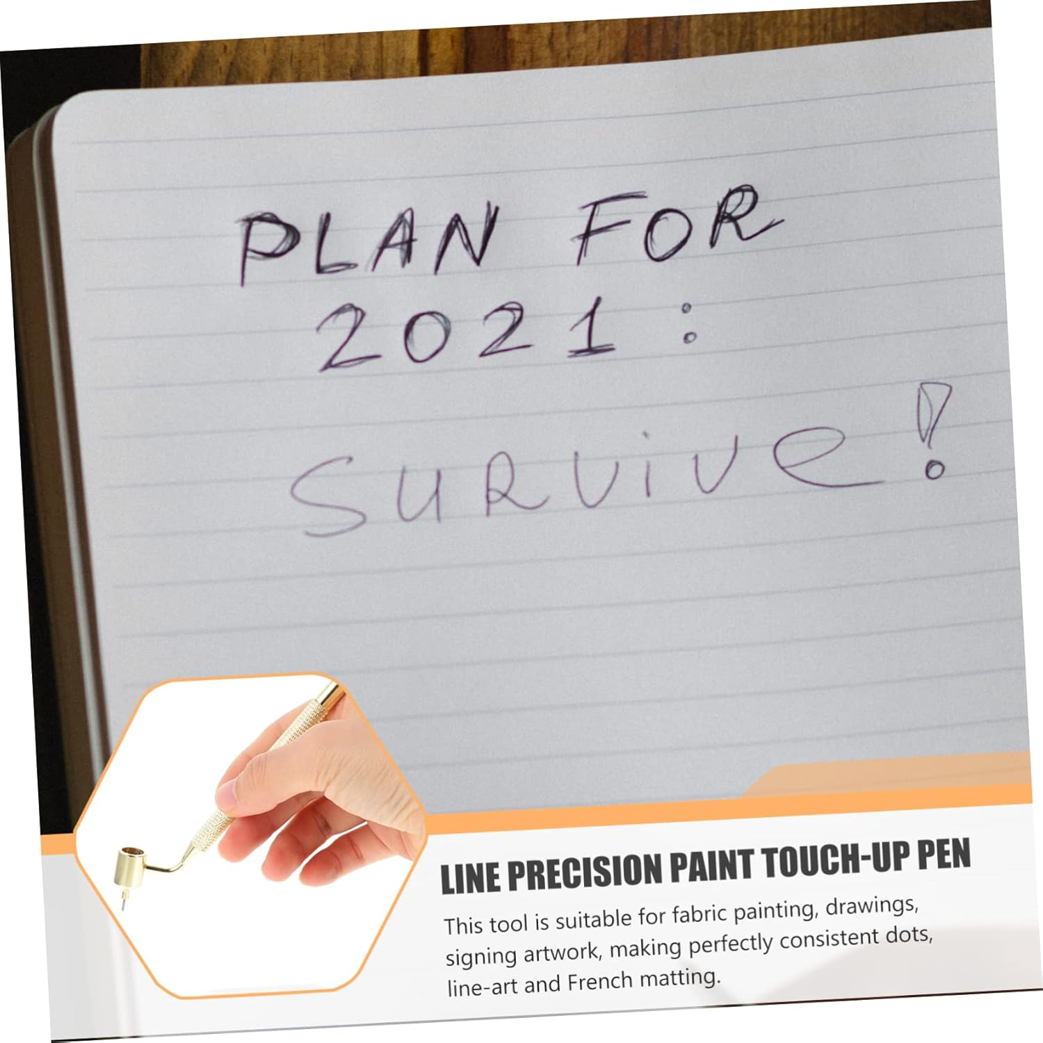 LALAFINA Fluid Writer Pen Fine Line Paint-Mending Pen for DIY Crafts and Detailed Painting image number 6