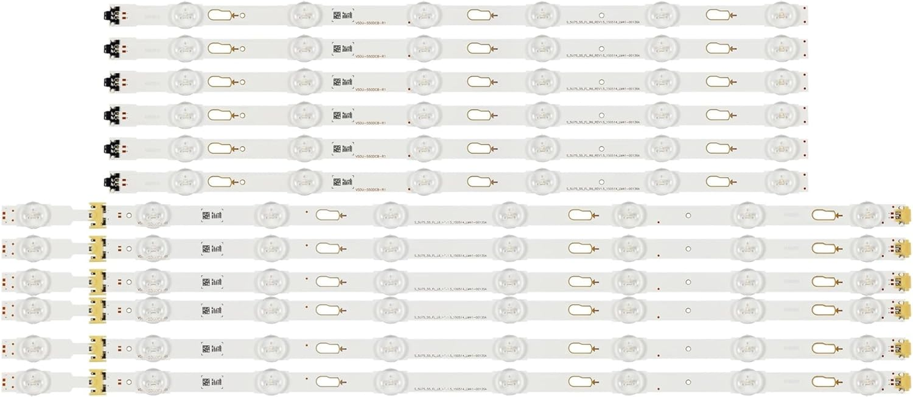 LED Backlight Strip for UE55JU6450 UE55JU6580 UE55JU6610 UE55JU6640 UE55JU6650 UE55JU6670 UE55JU6770 UE55JU7005 UE55KU6099U