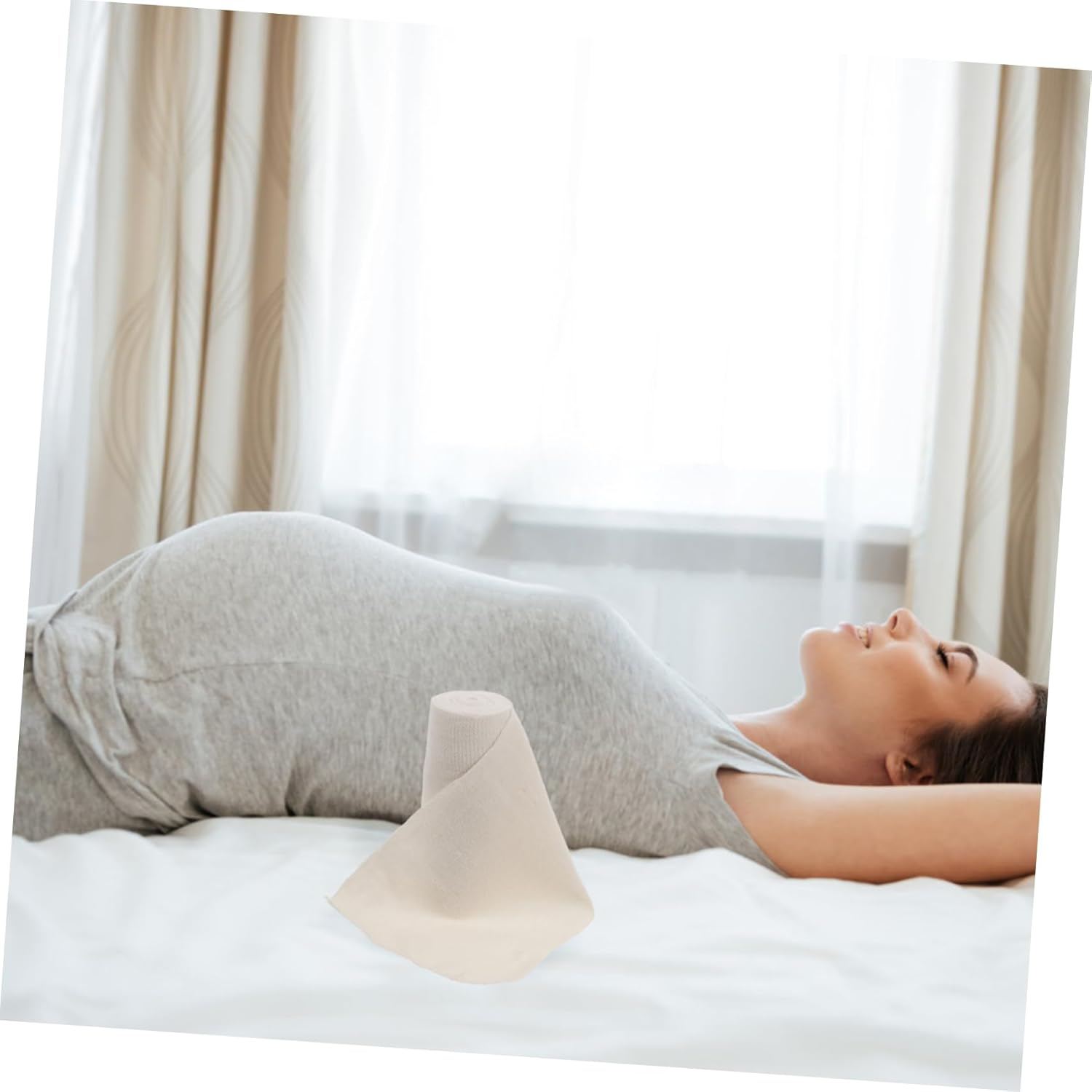 HANABASS Postpartum Breast Belly Binder for Postpartum Women Abdominal Compression Bands for Daily Use Chest Lift Abdominal Support Brace after Surgery Cotton Material Adjustable for Comfor image number 1