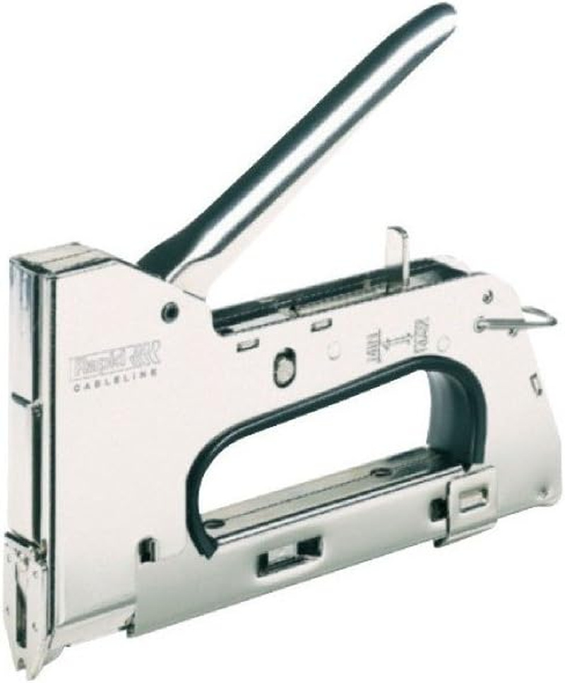 Rapid Heavy Duty Manual Staple Gun PRO R28 for No. 28 Staples, Cable Tacker with Easy-To-Squeeze Trigger, 3-Step Force Adjuster, and All-Steel Casing and Wear Parts, Made in Sweden (20511710) image number 6
