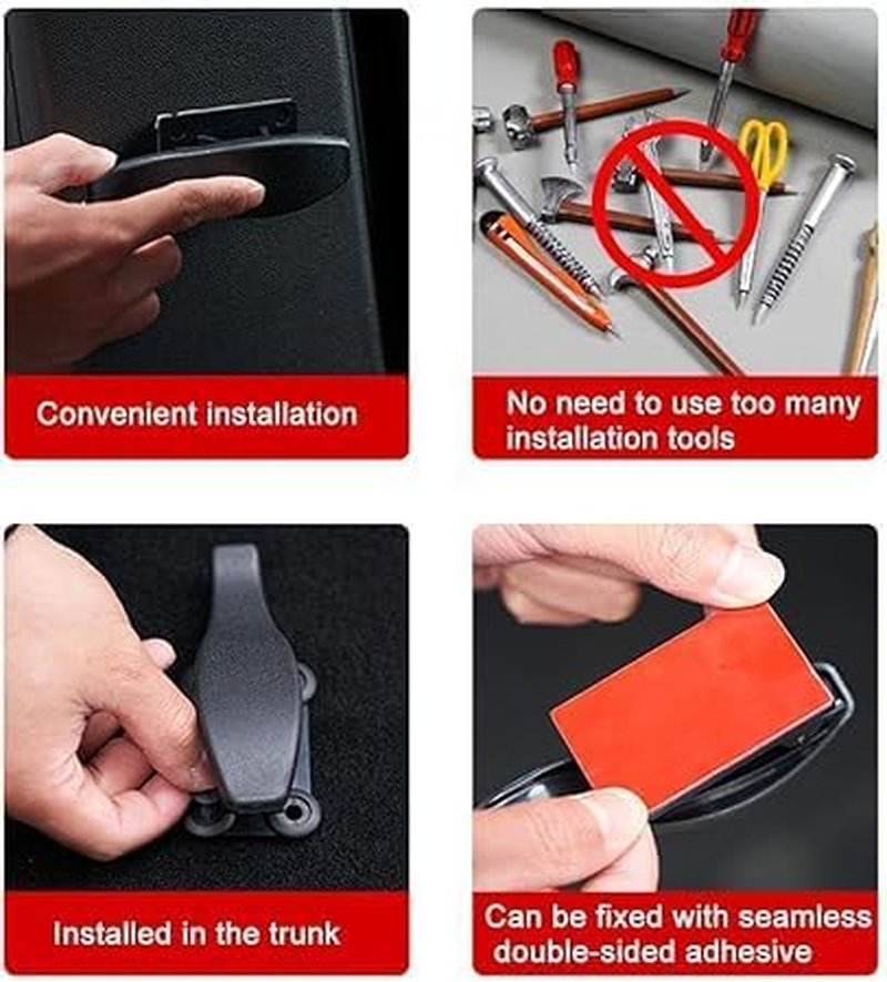 2Pcs Car Umbrella Holder Set - Multifunctional Car Boot Hanging Storage Hooks for Umbrellas, Bags & Fishing Rods, Universal for Cars/Suvs/Trucks, Drill-Free image number 1