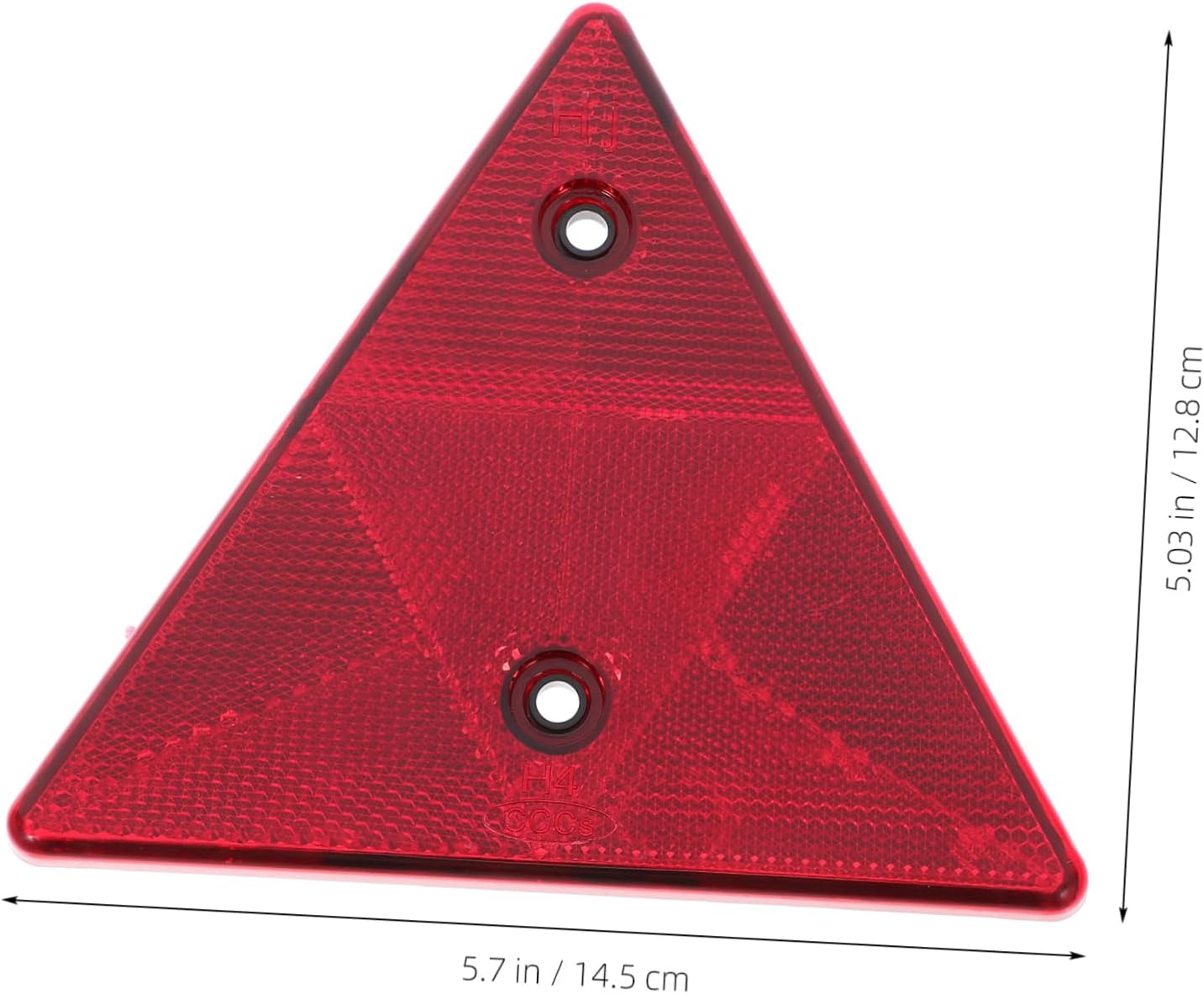 Emergency Triangle Reflective Sign Car Warning Triangle Weatherproof Plastic image number 4