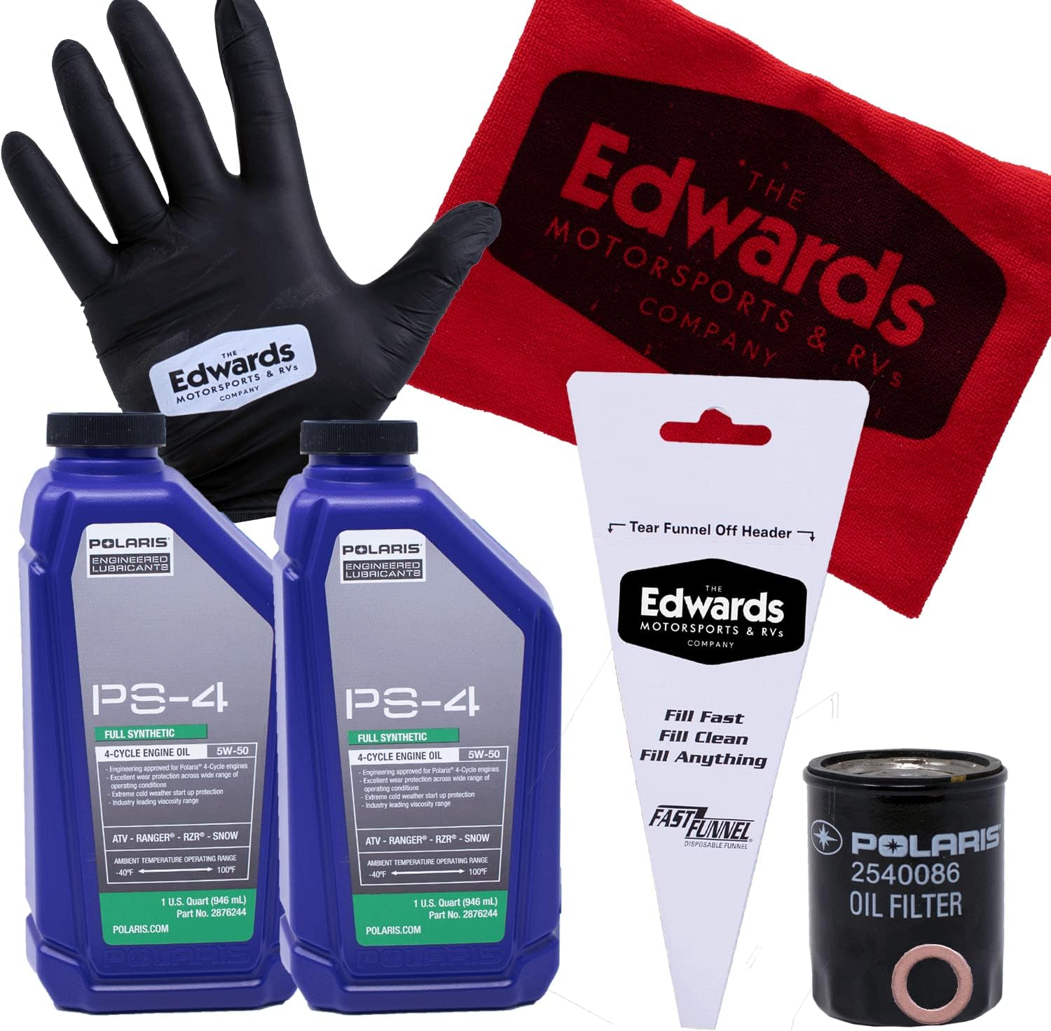 Edwards Oil Change Kit Fits 2014-2024 Polaris Ranger 570 image number 4
