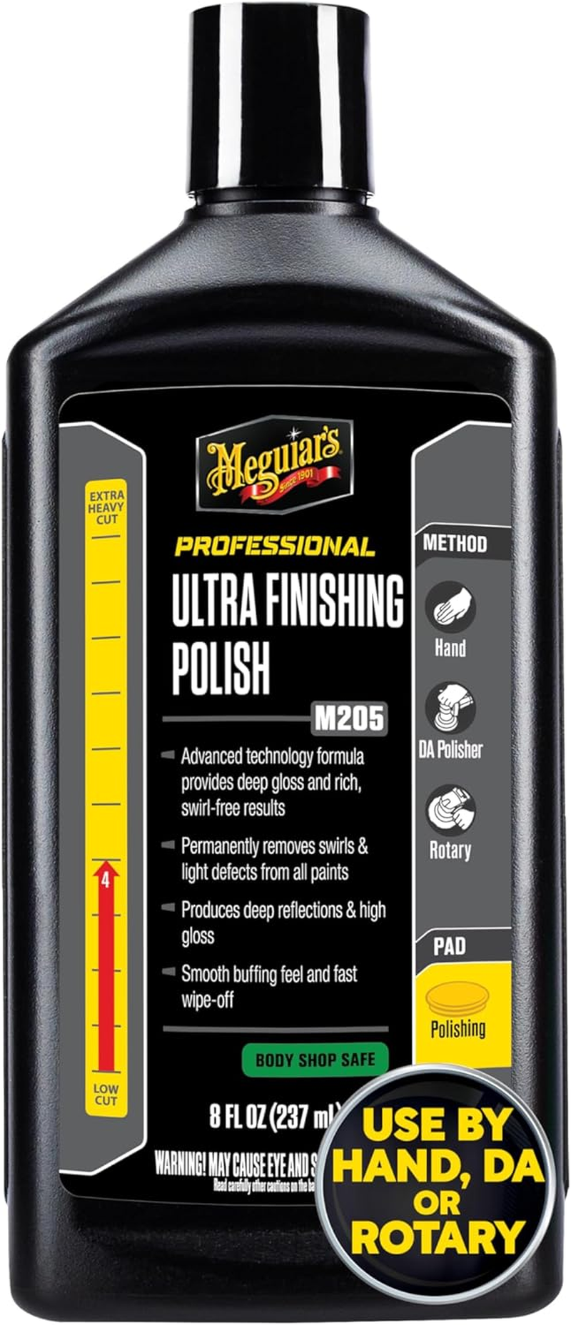 Meguiar'S M205 Mirror Glaze Ultra Finishing Polish - 8 Oz. image number 3