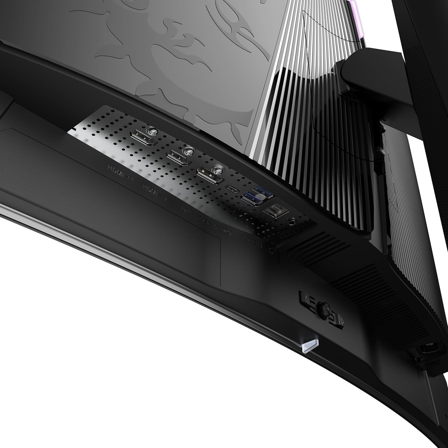 MSI MPG 321CURX QD-OLED 32 Inch UHD Curved Gaming Monitor - 1700R, 3840 X 2160 Quantum Dot OLED Panel, 240Hz / 0.03Ms, 99% DCI-P3, &Delta;E&le;2, Displayhdr True Black 400, DP 1.4A, HDMI 2.1, USB Type-C image number 4