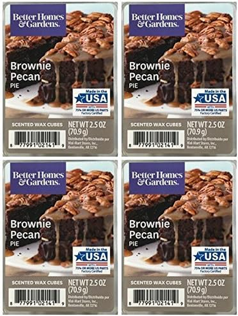 Better Homes and Gardens Brownie Pecan Pie Scented Wax Cubes - 4-Pack