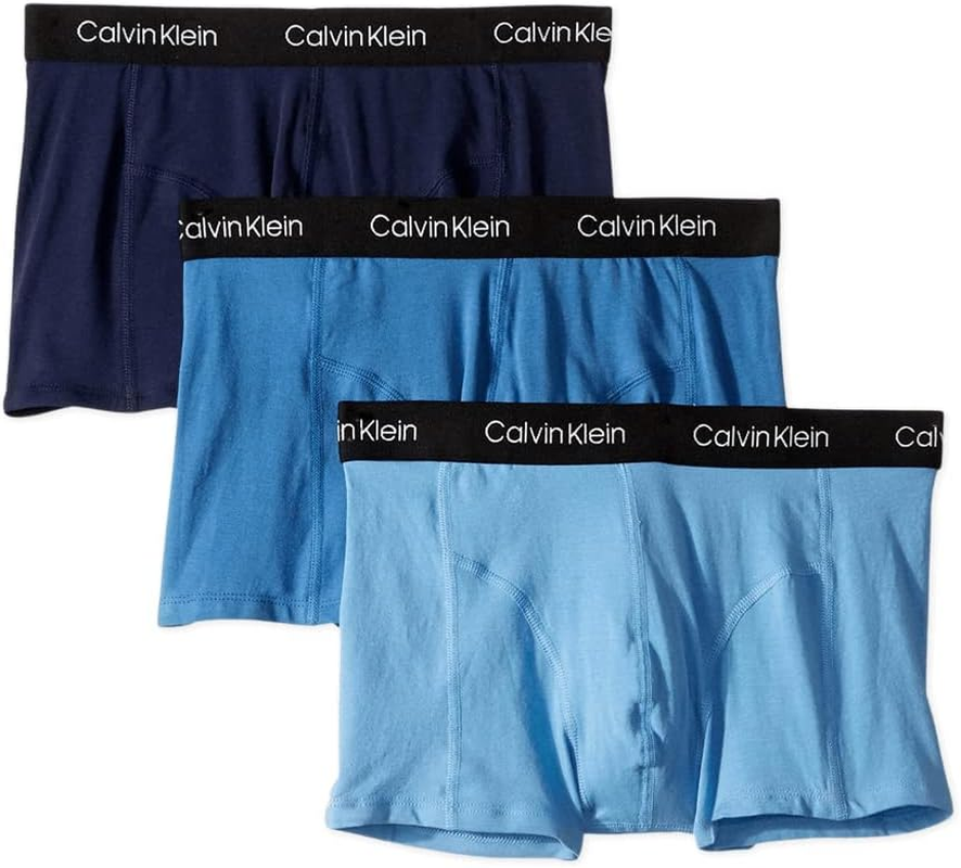 Calvin Klein Men'S Underwear Cotton Stretch Trunk Men Underwears 3 Pack image number 4