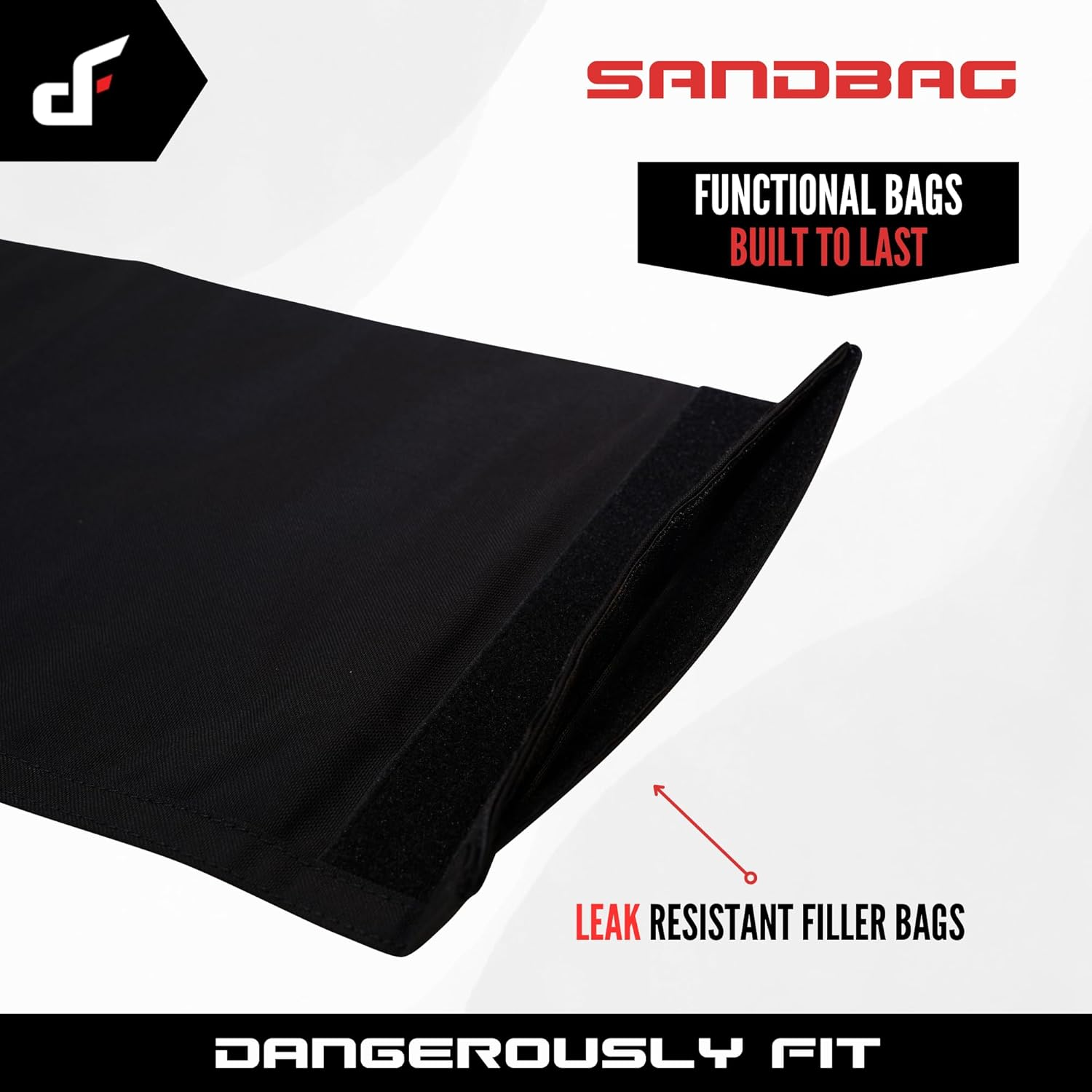 Sandbags - Heavy Duty Durable Workout Exercise Bag for Crossfit Training, Functional Fitness, Strength, MMA, Conditioning - Adjustable Fillers Bags to 20Kg, 40Kg & 60Kg image number 1