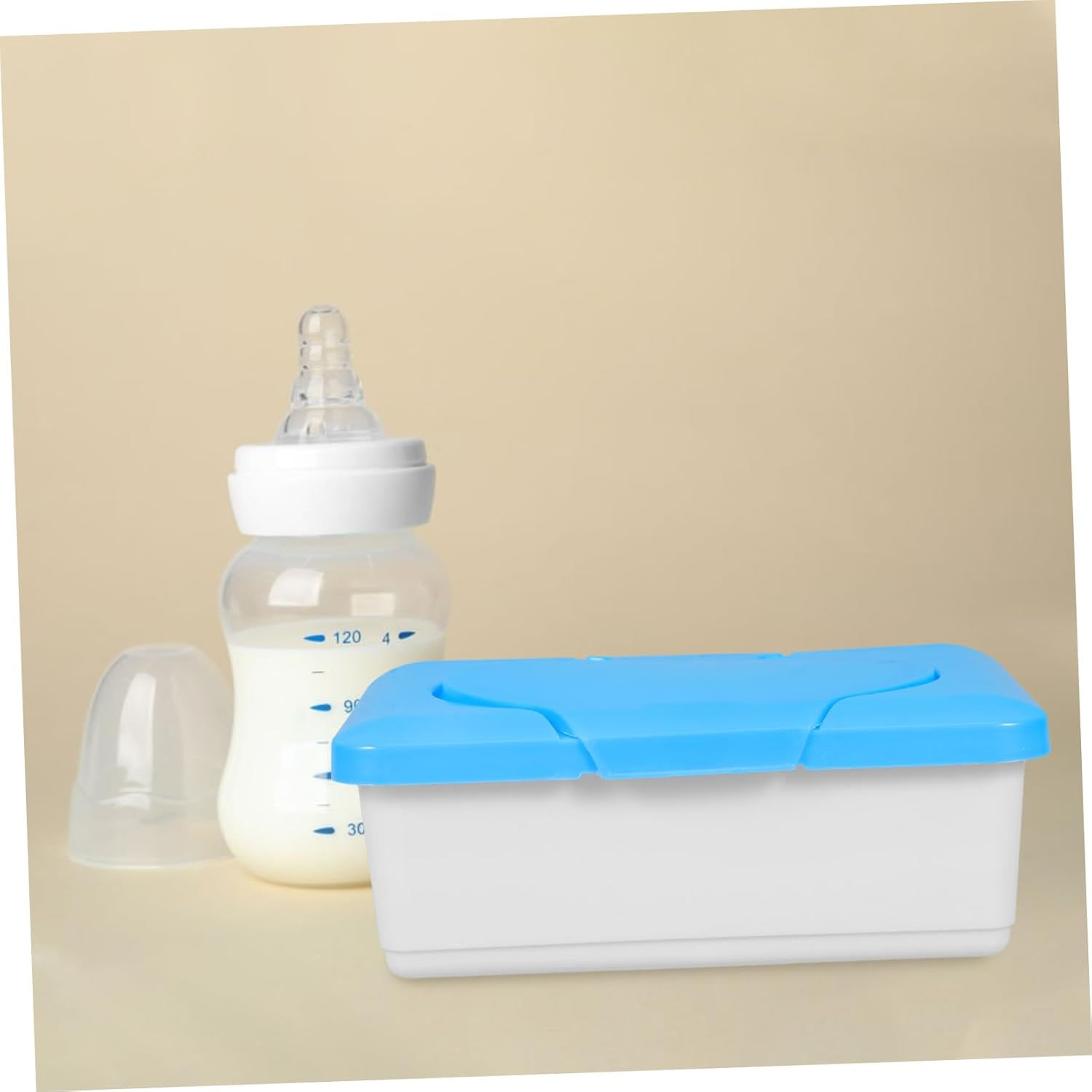 2Pcs Essentials for Newborn Portable Wipes Box Travel-Sized Dispenser For image number 4