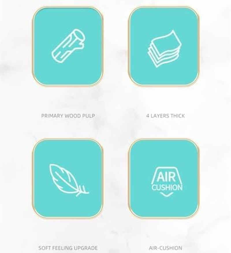 24 Packs 1920 Sheets Soft Facial Tissues - 4 Ply 80 Sheets per Pack Unscented Disposable Household Facial Tissues Fit for Home,Office,School,Car,Handbag Use image number 6