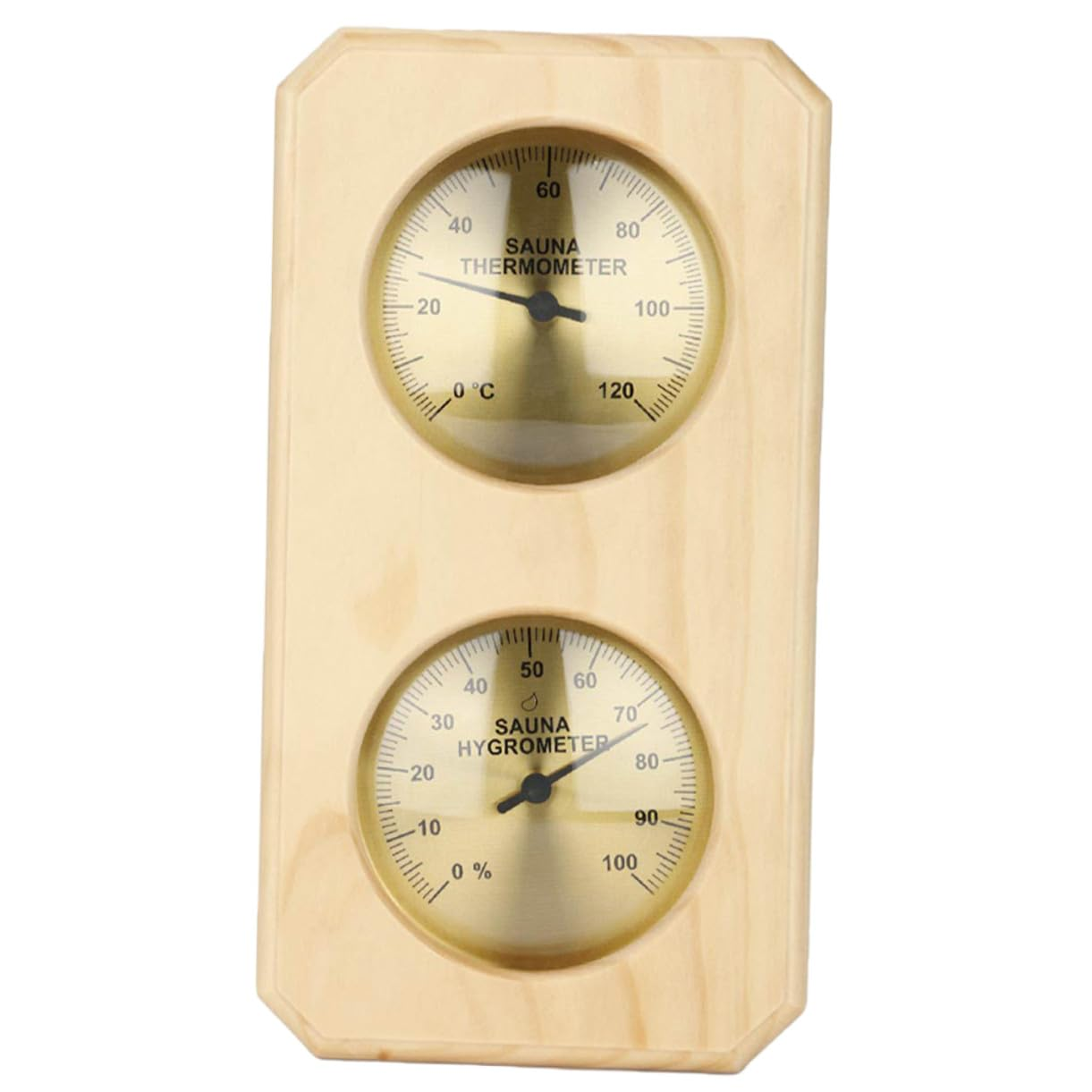 Gatuida Thermohygrometer for Sauna Accurate Indoor Humidity Temperature Gauge Simple Sauna Thermometer Measuring Tool for Daily Use image number 2