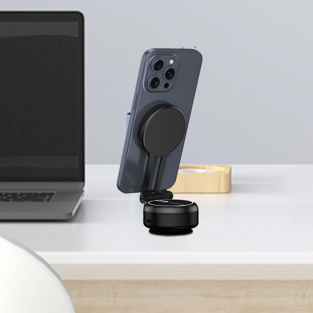 For Magsafe Suction Cup Navigation Stand Bracket 360&deg; Rotatable Vacuum Adsorption Suction Cup Bracket Electric Vacuum Swivel Stand for Iphone 16/15/14/13/12 plus Pro Max Mini image number 6
