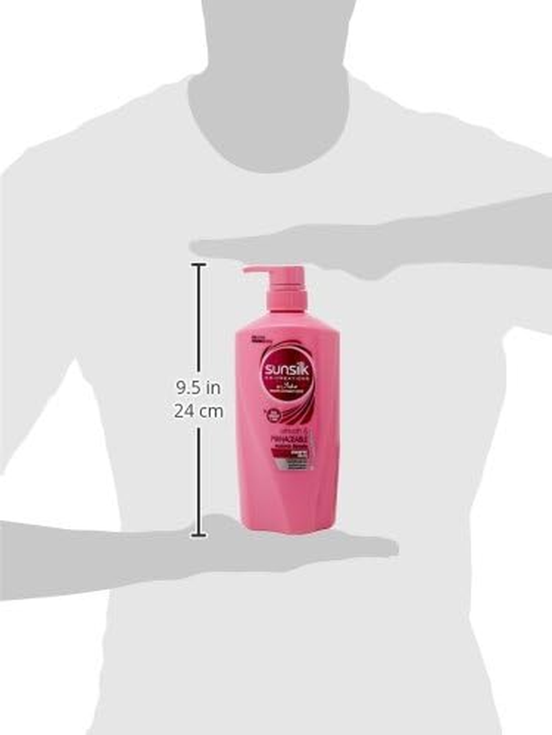 Sunsilk Smooth and Manageable Argan Oil Elastin and Vitamin C Shampoo 625 Ml image number 1