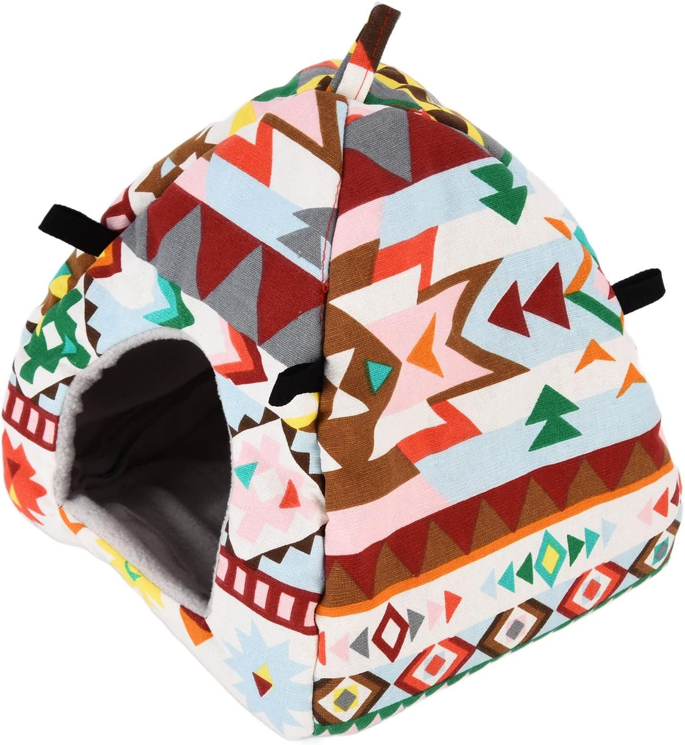 Hanging Cave Bed, Warm Hanging Small Hideway Cage Bed, Small Animals Warm Bed Cage Hanging Cave Beds for Pet Hamster Guinea Pig Bird image number 6